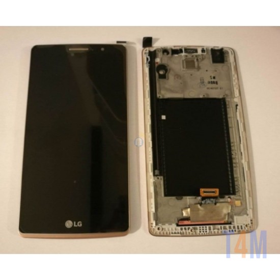 TOUCH+DISPLAY COM FRAME LG G4 STYLUS H635 DOURADO